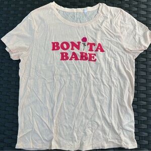 Guess Bonita babe pink top, size M, new, no tags, stretch